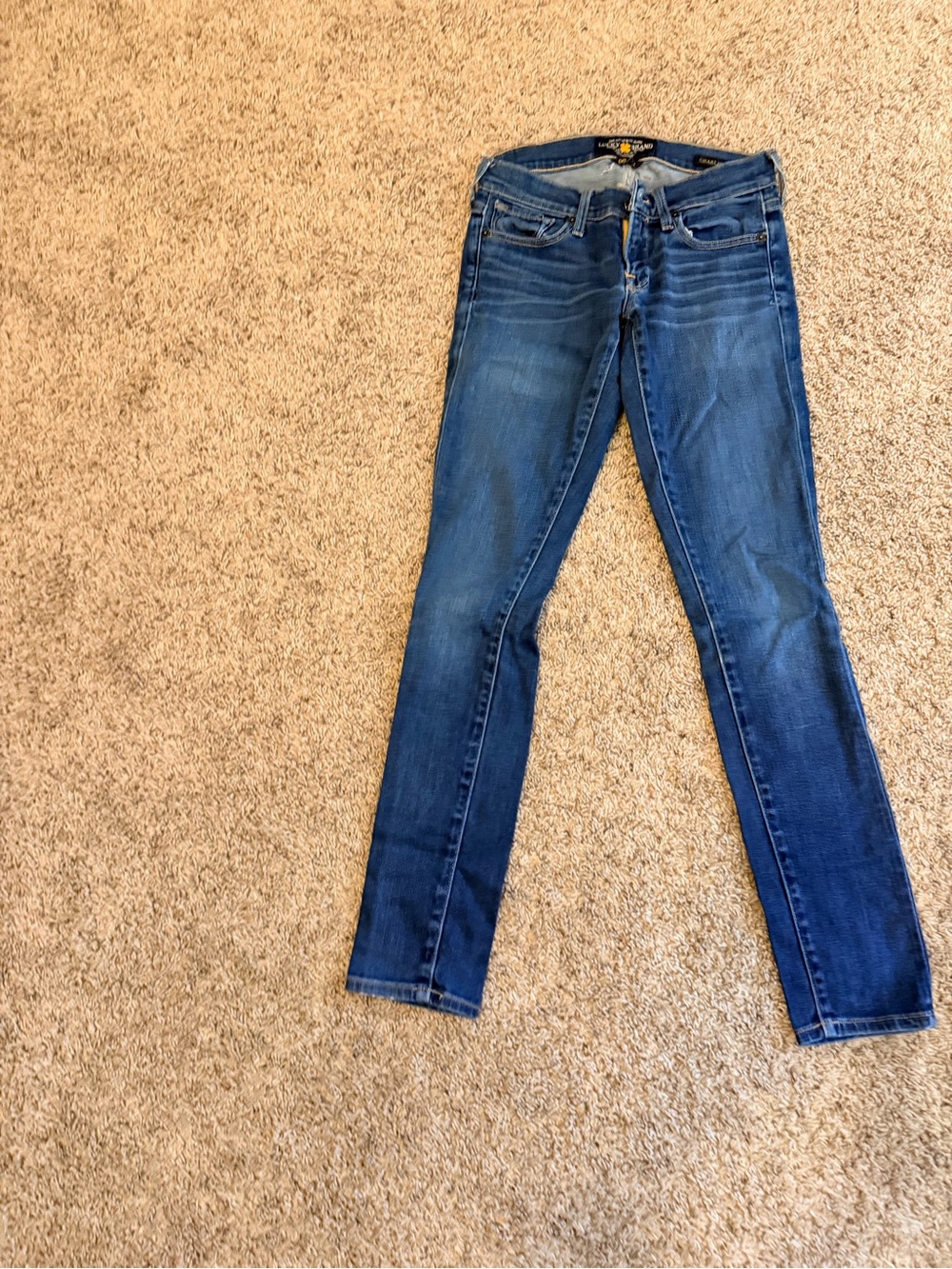 Lucky Brand Medium Wash Skinny Jeans